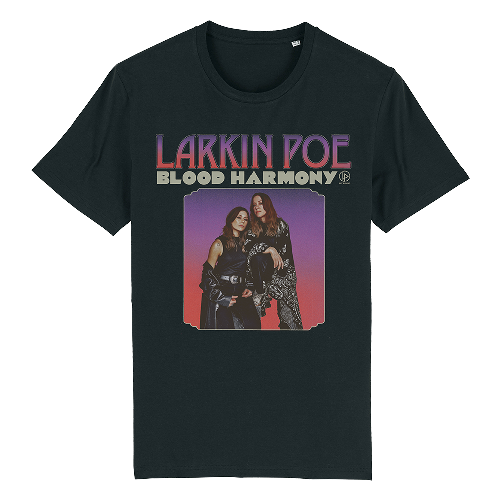 Larkin Poe Blood Harmony Black Tee