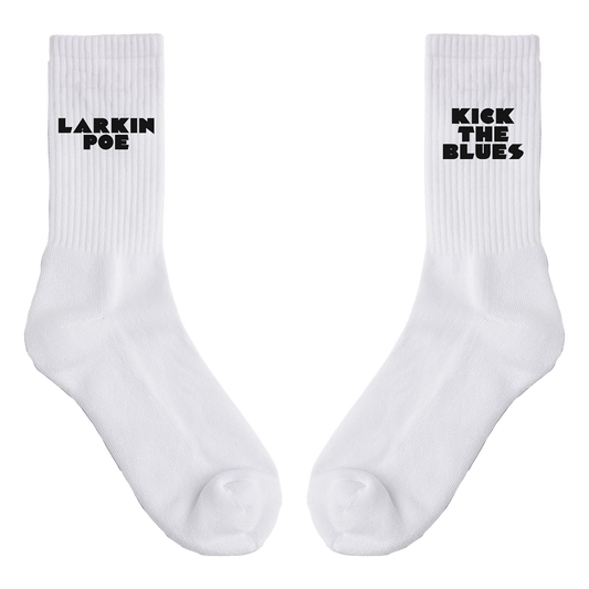 Larkin Poe Kick The Blues White Socks